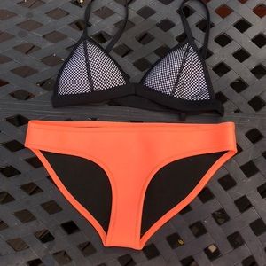 Triangl Ollie Tilly Sunburt Neoprene Top & Bottom